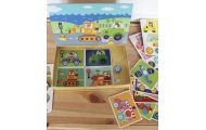 Magnetinė dėlionė TOOKY TOY Montessori 80 el.-Žaislai, Dėlionės, Magnetinės dėlionės-e-vaikas