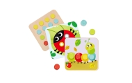 TOOKY TOY Układanka Klocki dla Dzieci Zwierzęta Dopasuj Nauka Kształtów Kolorów + Plansze