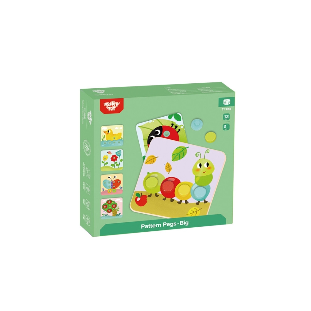 Kūdikių dėlionės TOOKY TOY Gyvūnai mokymosi formos Spalvos-Žaislai, Dėlionės, Dėlionės patiems mažiausiems-e-vaikas