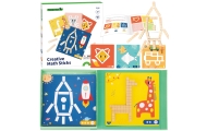 TOOKY TOY Układanka Gra Logiczna Łamigłówki Klocki Magnetyczne dla Dzieci 49 el.					