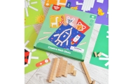 TOOKY TOY Układanka Gra Logiczna Łamigłówki Klocki Magnetyczne dla Dzieci 49 el.					