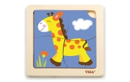 Viga 51319 Puzzle na podkładce - Żyrafa