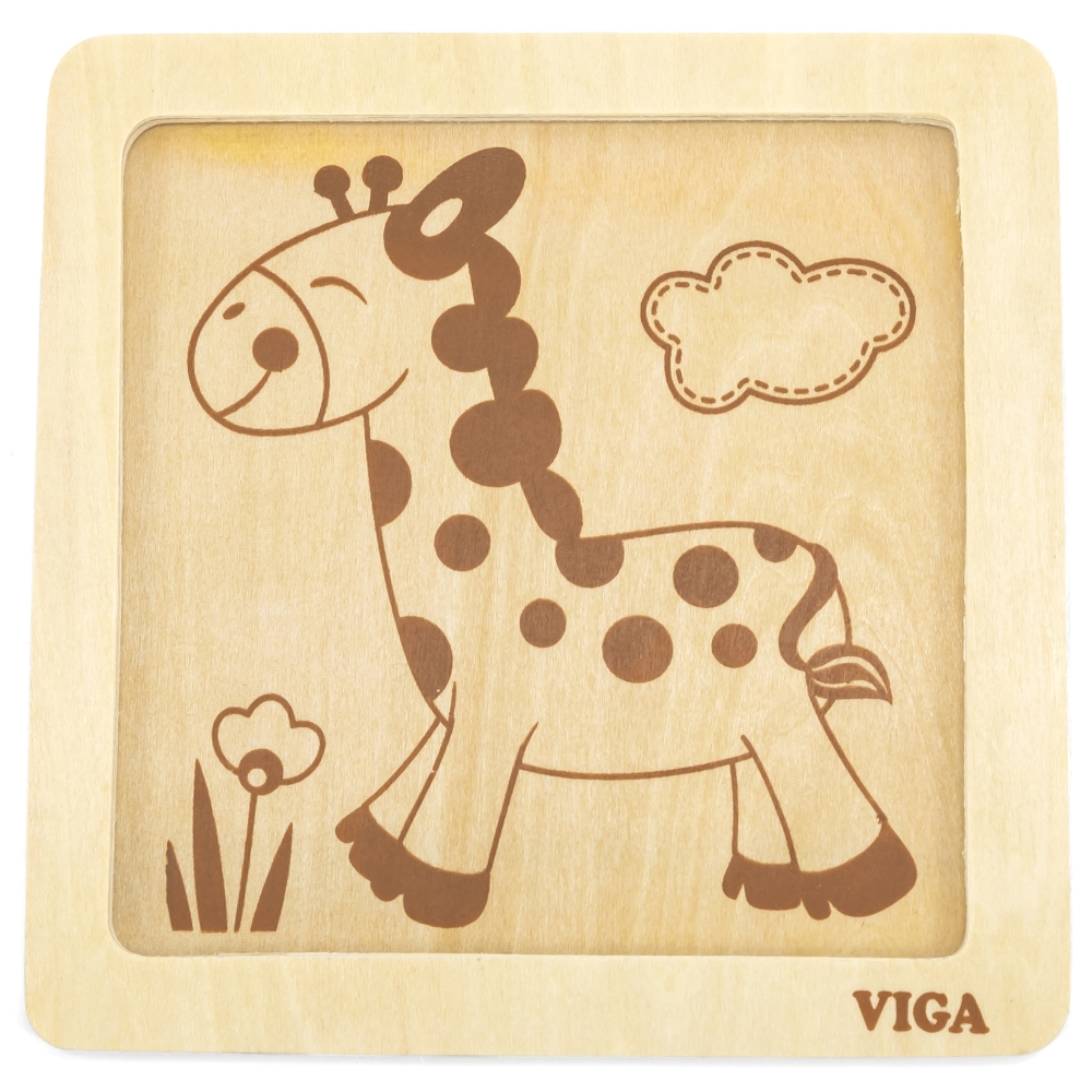Viga 51319 Dėlionė ant pagrindo - Żyrafa