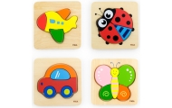VIGA Baby's First Wooden Puzzle Ladybug