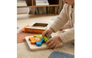 VIGA Baby's First Wooden Puzzle Teddy Bear