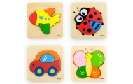VIGA Baby's First Wooden Puzzle Butterfly