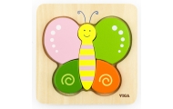 VIGA Baby's First Wooden Puzzle Butterfly