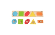 Dėlionė CLASSIC WORLD MONTESSORI skirta mokytis formų, figūrų, skaičių, spalvų 7 el.