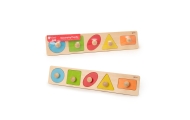 CLASSIC WORLD Układanka MONTESSORI dla Dzieci Nauka Kształtów Figur Kolorów 7 el.