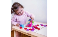 WOOPIE GREEN Montessori mokymosi dėlionės skaičiavimui ir spalvoms 56 el.