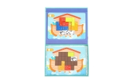 TOOKY TOY Układanka Magnetyczna Montessori Logiczna Puzzle Tetris Arka Noego 26 el.					