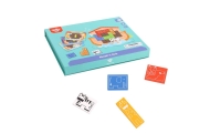 TOOKY TOY Układanka Magnetyczna Montessori Logiczna Puzzle Tetris Arka Noego 26 el.					