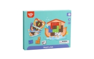 TOOKY TOY Magnetinė Montessori loginė dėlionė Tetris Nojaus arka 26 el.