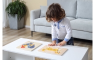 VIGA Drewniane Puzzle Montessori Kogut z Pinezkami