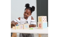 VIGA Wooden Pyramid Puzzle Blocks Sorter Montessori