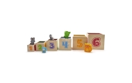 VIGA Wooden Pyramid Puzzle Blocks Sorter Montessori