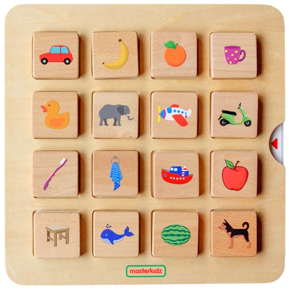 Dėlionė - objektų atpažinimo žaidimas MASTERKIDZ Matching Shadows Pairing Montessori-Žaislai, Lavinamieji žaislai, Veiklos centr