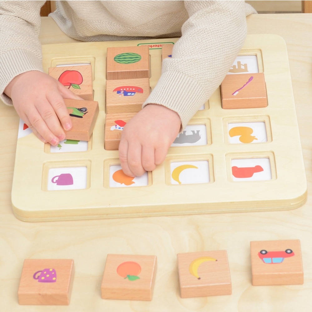 Dėlionė - objektų atpažinimo žaidimas MASTERKIDZ Matching Shadows Pairing Montessori-Žaislai, Lavinamieji žaislai, Veiklos centr