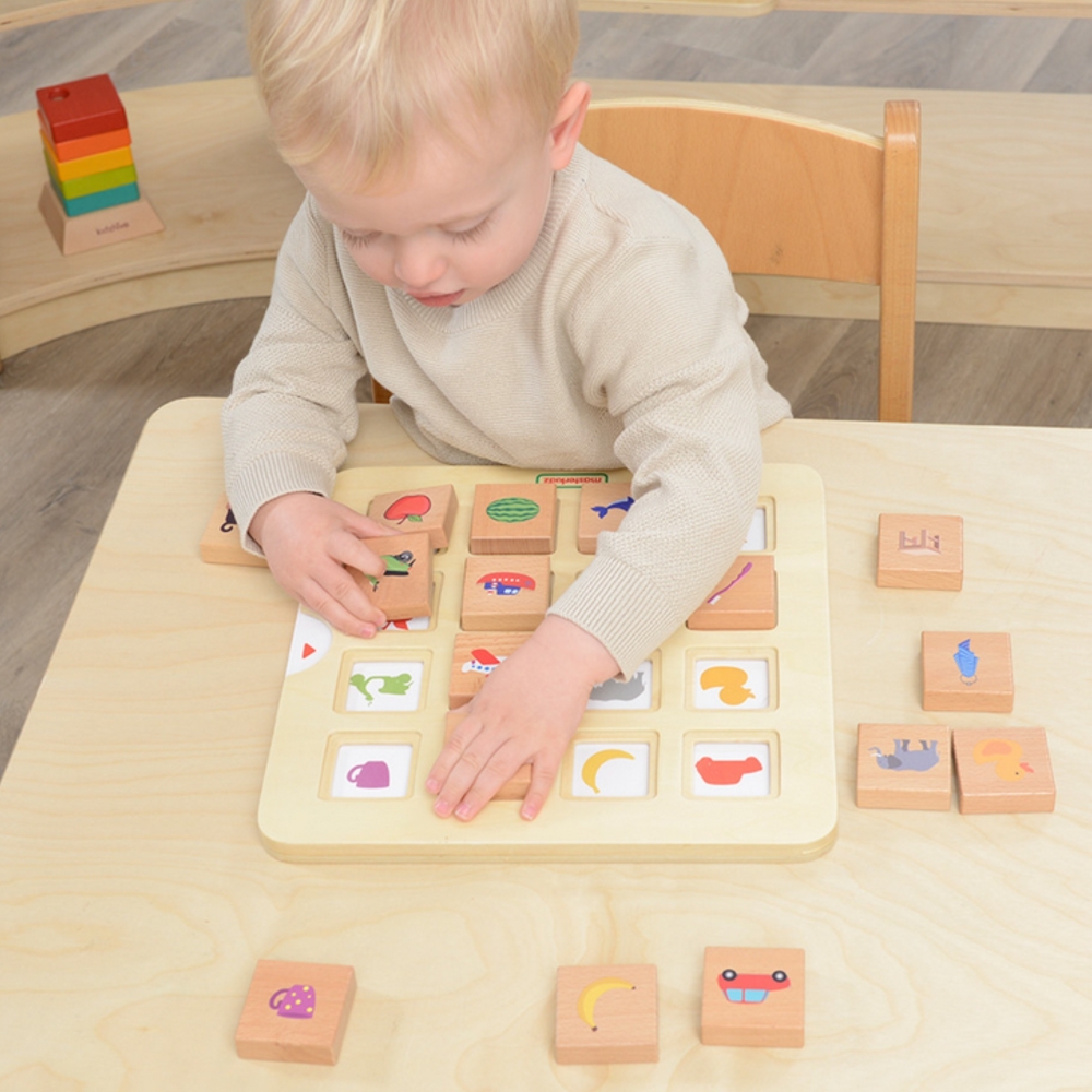 Dėlionė - objektų atpažinimo žaidimas MASTERKIDZ Matching Shadows Pairing Montessori-Žaislai, Lavinamieji žaislai, Veiklos centr