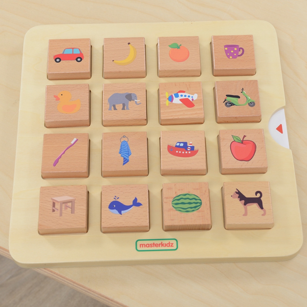 Dėlionė - objektų atpažinimo žaidimas MASTERKIDZ Matching Shadows Pairing Montessori-Žaislai, Lavinamieji žaislai, Veiklos centr