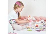 Viga Drewniana Układanka Magnetyczna Ubieranka Edukacyjna					