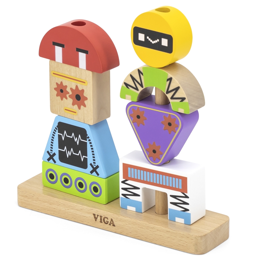 Viga 44652 Statybinės kaladėlės - Robotai
