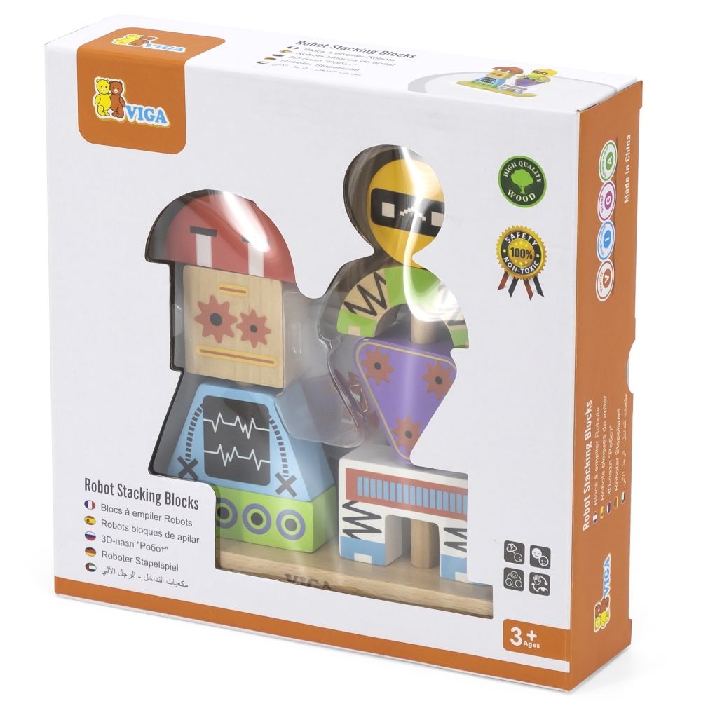 Viga 44652 Statybinės kaladėlės - Robotai