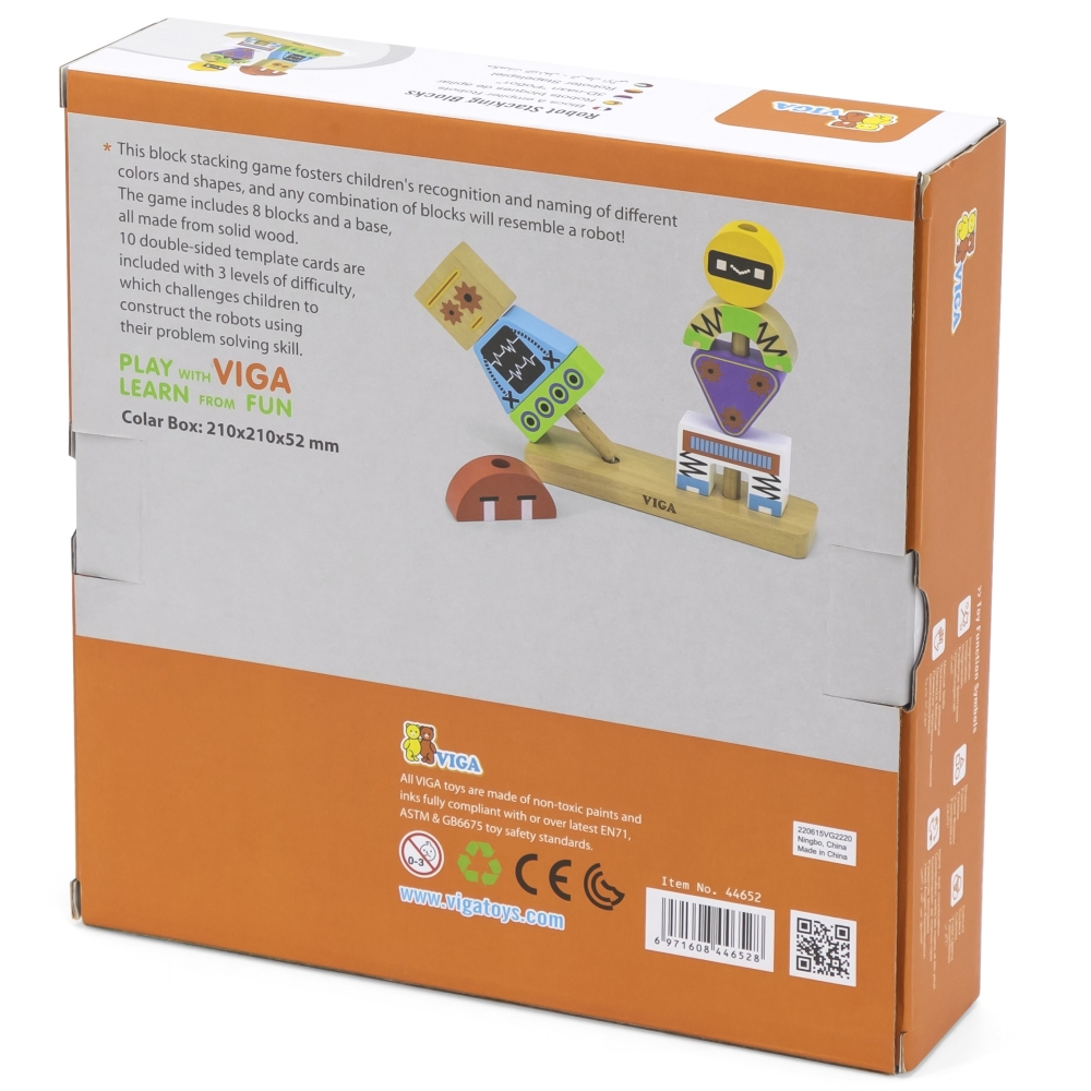 Viga 44652 Statybinės kaladėlės - Robotai