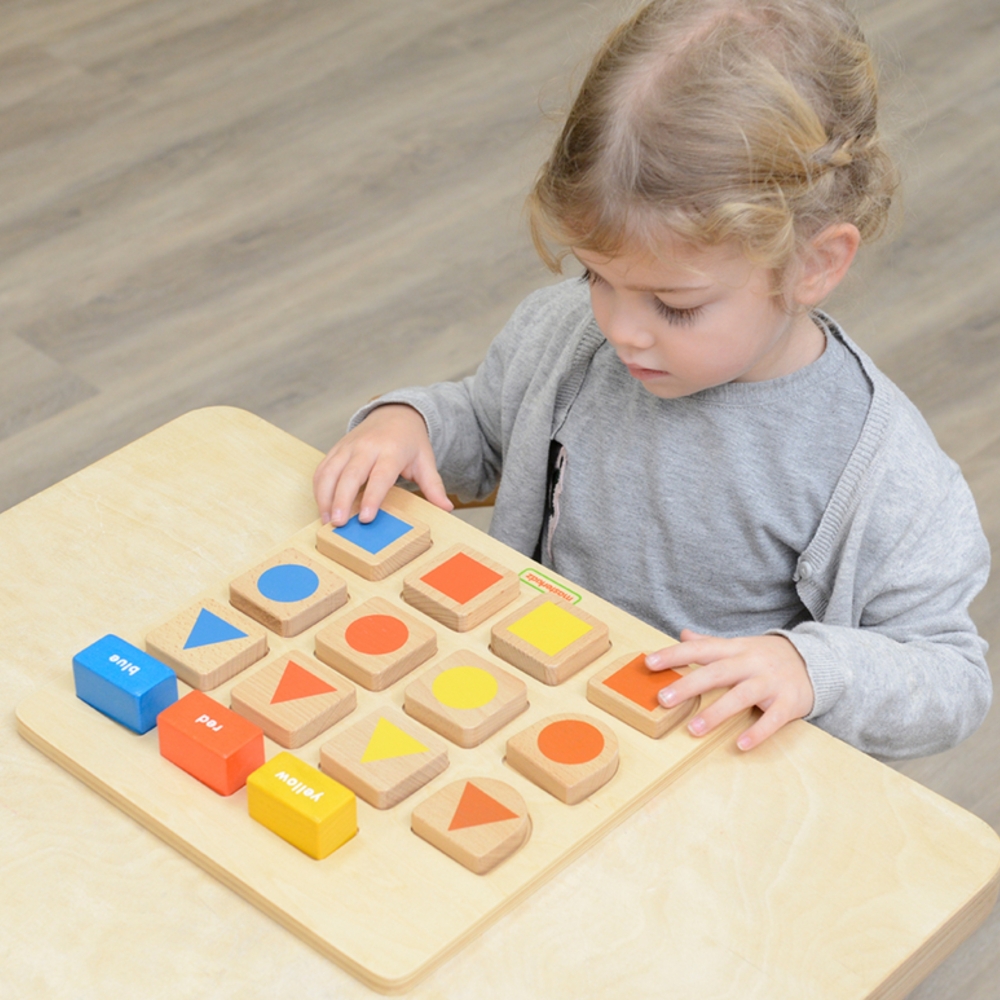 MASTERKIDZ formų ir spalvų edukacinė rūšiavimo lenta