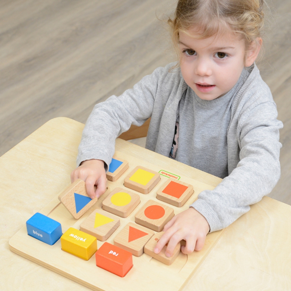 MASTERKIDZ formų ir spalvų edukacinė rūšiavimo lenta