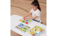 VIGA Wooden Puzzle Montessori 2-in-1 Figures Farm