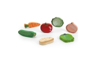 VIGA Drewniane Puzzle Układanka Montessori 2w1 Figurki Warzywa					