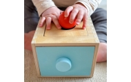 Medinė mokomoji dėžutė WOOPIE GREEN 4-in-1 Montessori rūšiuoklė Morkų žaidimas (FSC)-Žaislai, Kūdikiams, Mediniai, Žaislai mažyl