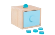 Medinė mokomoji dėžutė WOOPIE GREEN 4-in-1 Montessori rūšiuoklė Morkų žaidimas (FSC)