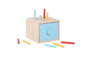 WOOPIE GREEN Wooden Educational Drawer 4-in-1 Montessori Sorter Carrot Game FSC