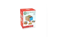 Medinė mokomoji dėžutė WOOPIE GREEN 4-in-1 Montessori rūšiuoklė Morkų žaidimas (FSC)