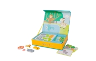 CLASSIC WORLD Układanka Magnetyczna Zwierzęta Tablica Klocki Puzzle Pamięć 60 el.