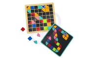 Medinė mozaikinė dėlionė Montessori TOOKY TOY-Žaislai, Dėlionės, Dėlionės patiems mažiausiems-e-vaikas