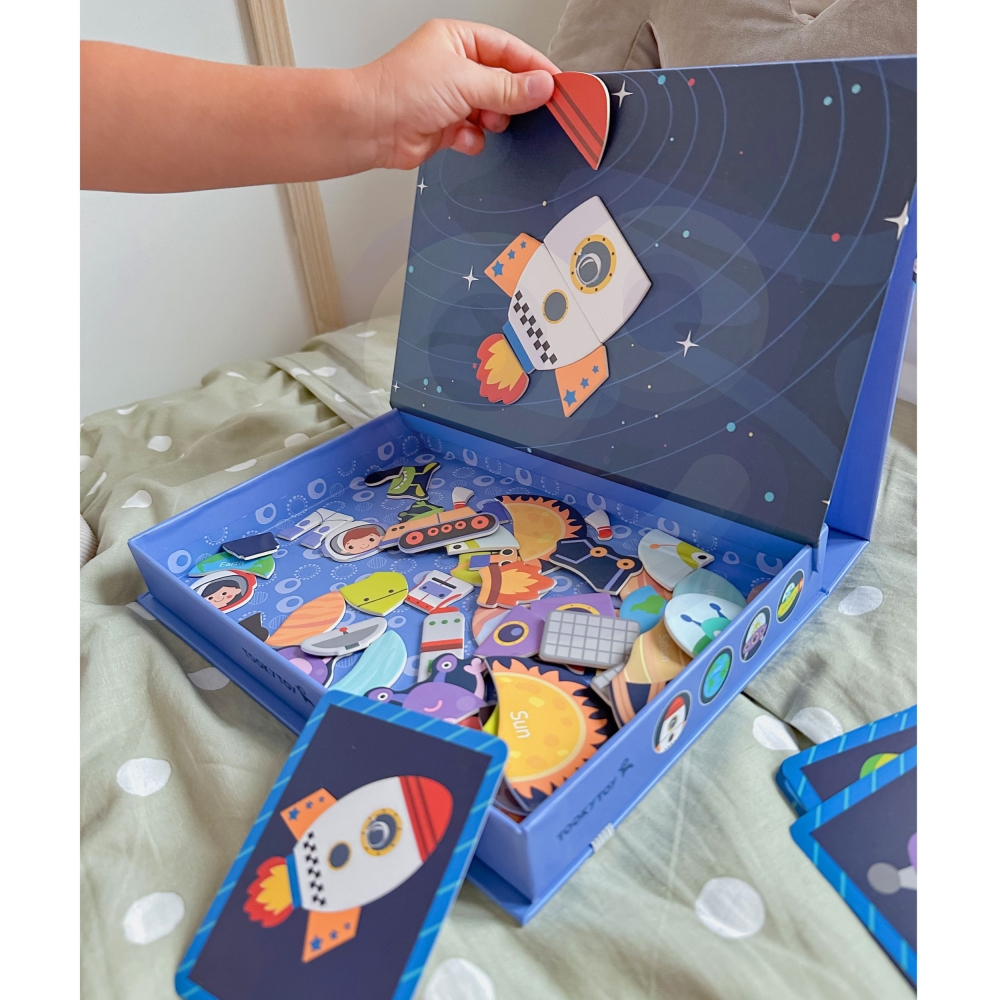 Magnetinė dėlionė TOOKY TOY Kosmosas