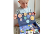 TOOKY TOY Układanka Magnetyczna Kosmos Puzzle