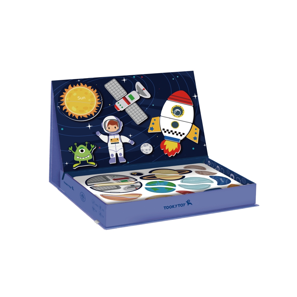 TOOKY TOY Układanka Magnetyczna Kosmos Puzzle