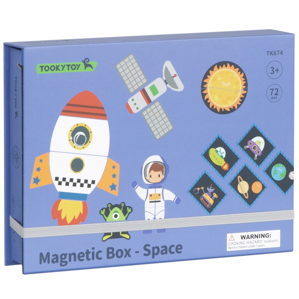 Magnetinė dėlionė TOOKY TOY Kosmosas