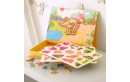 Magnetinė dėlionė TOOKY TOY Dinozaurai