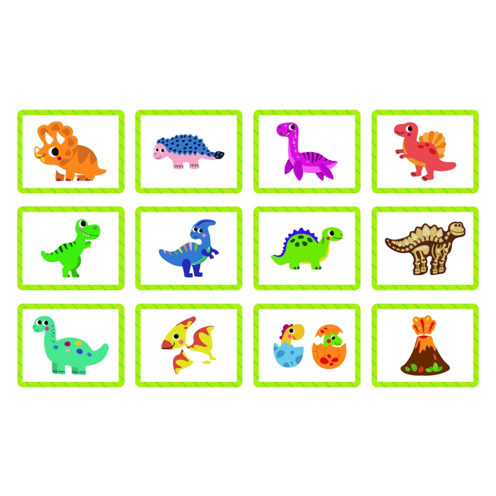 Magnetinė dėlionė TOOKY TOY Dinozaurai