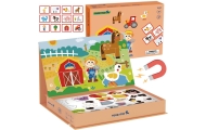 TOOKY TOY Układanka Magnetyczna Farma Puzzle