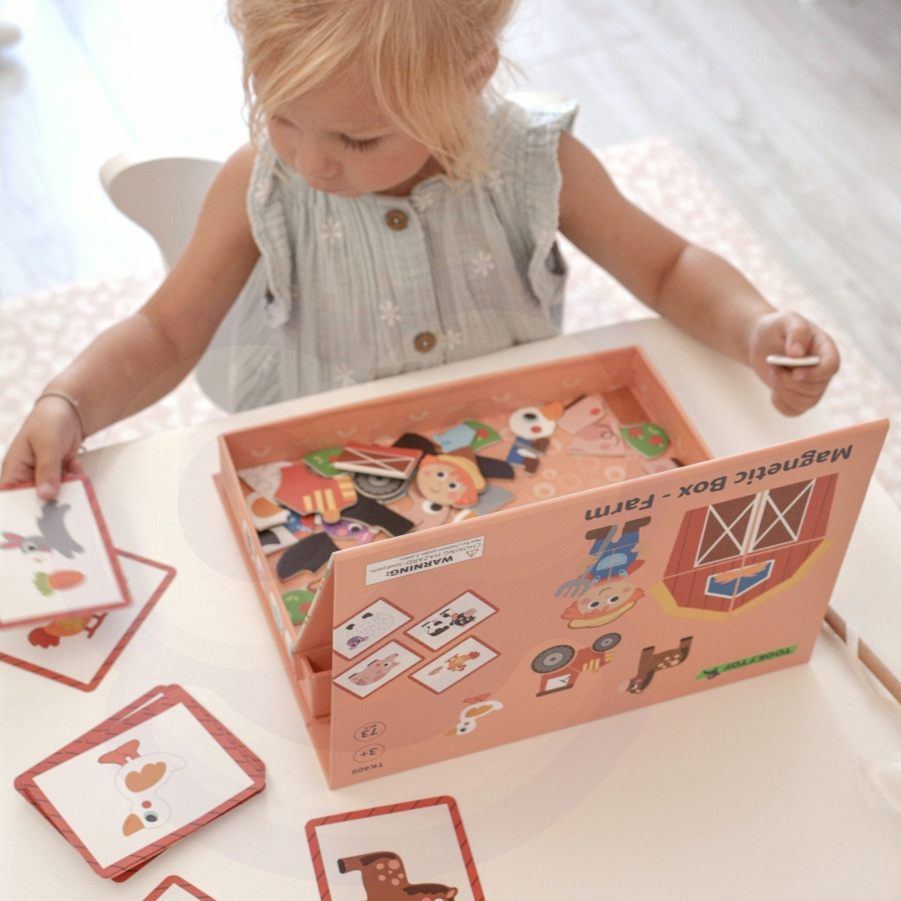 Magnetinė dėlionė TOOKY TOY Ferma