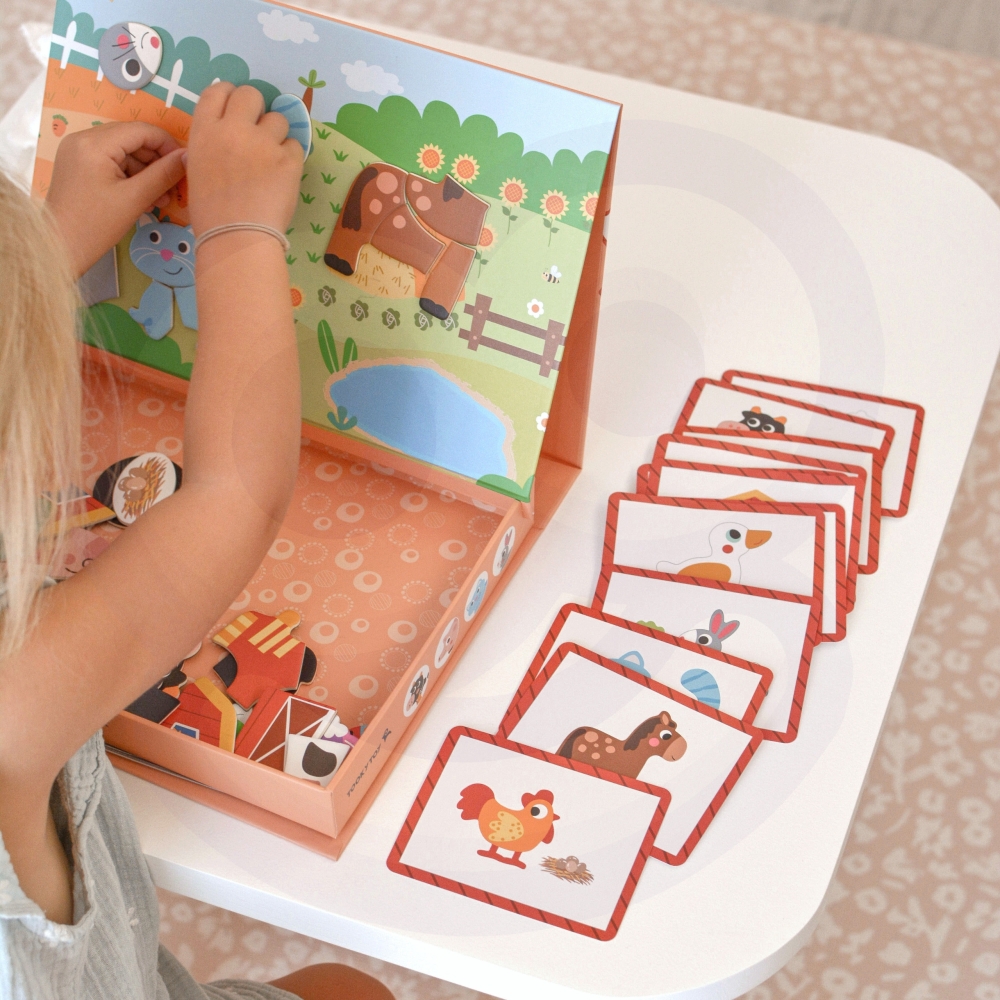 Magnetinė dėlionė TOOKY TOY Ferma