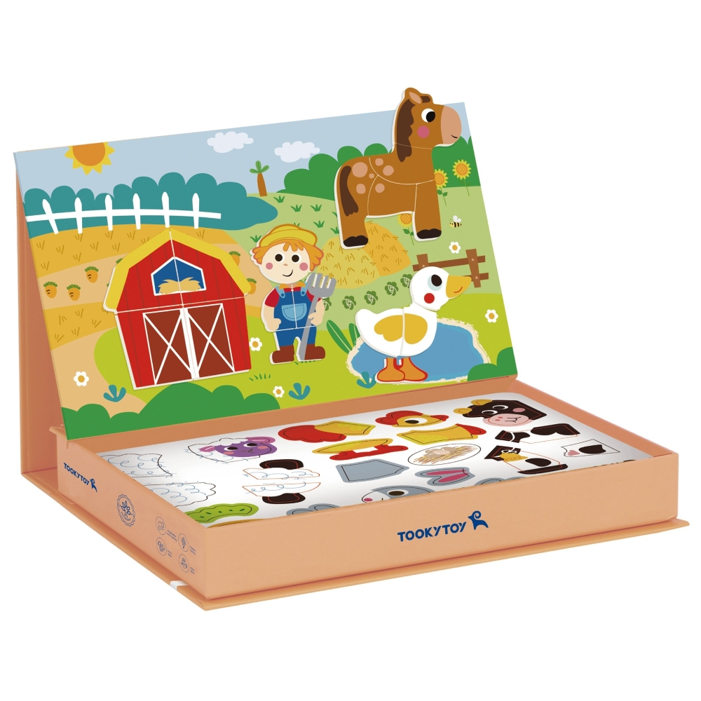 Magnetinė dėlionė TOOKY TOY Ferma