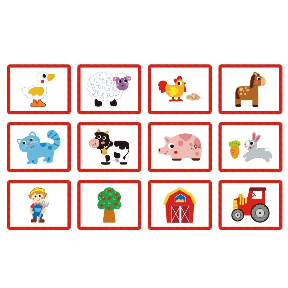 Magnetinė dėlionė TOOKY TOY Ferma