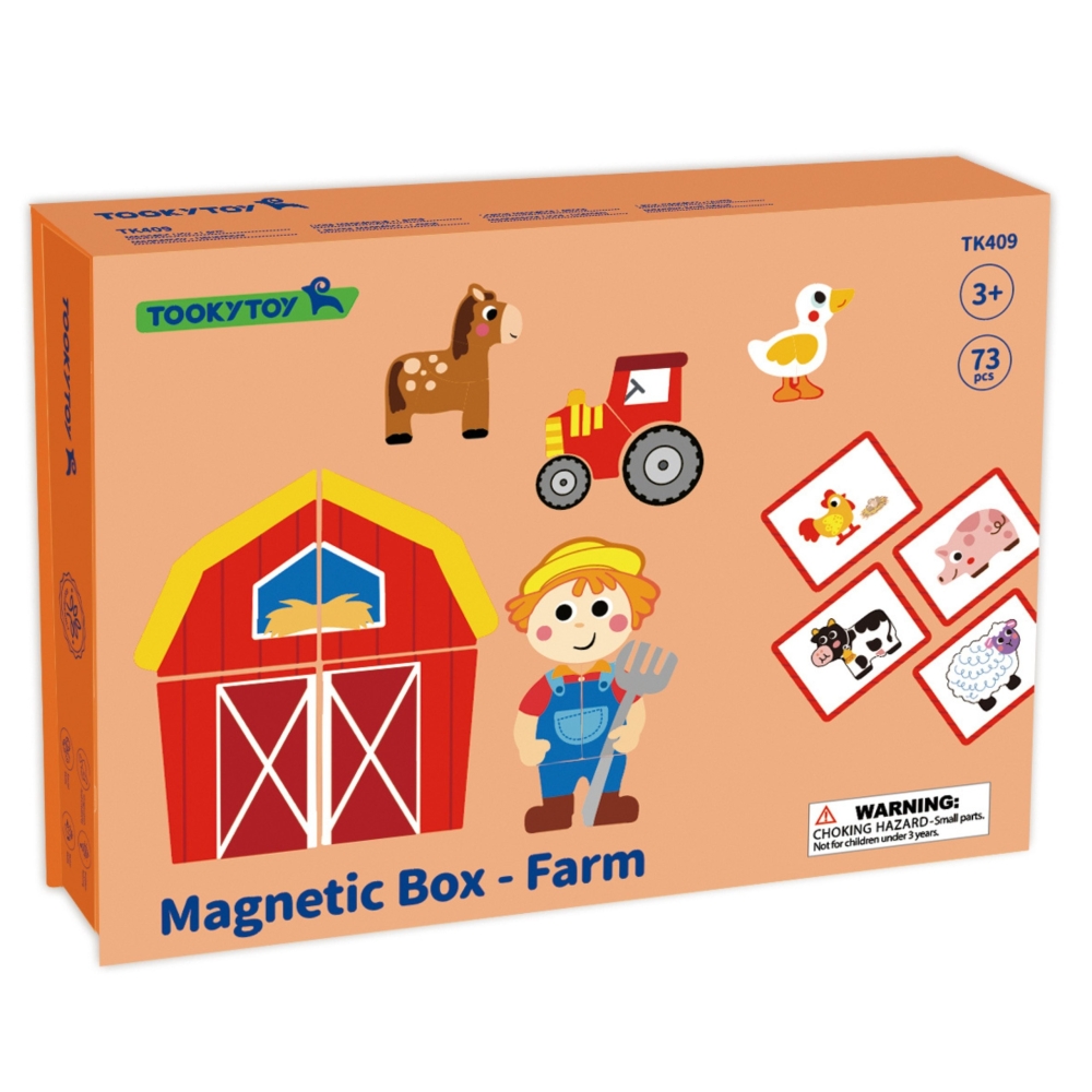 Magnetinė dėlionė TOOKY TOY Ferma